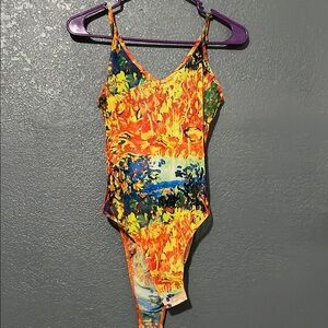 Colorful Floral Bodysuit